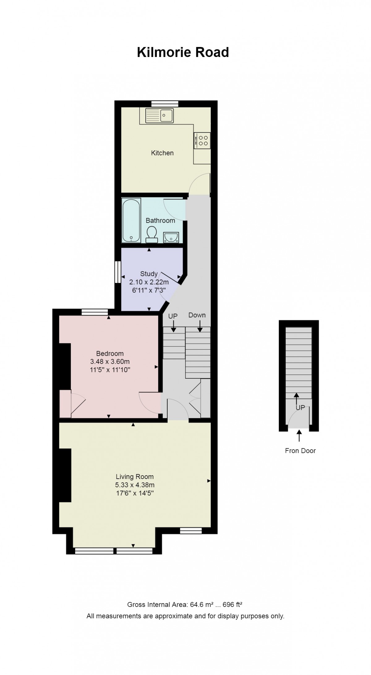 Floorplan for Kilmorie Road, Lewisham, London