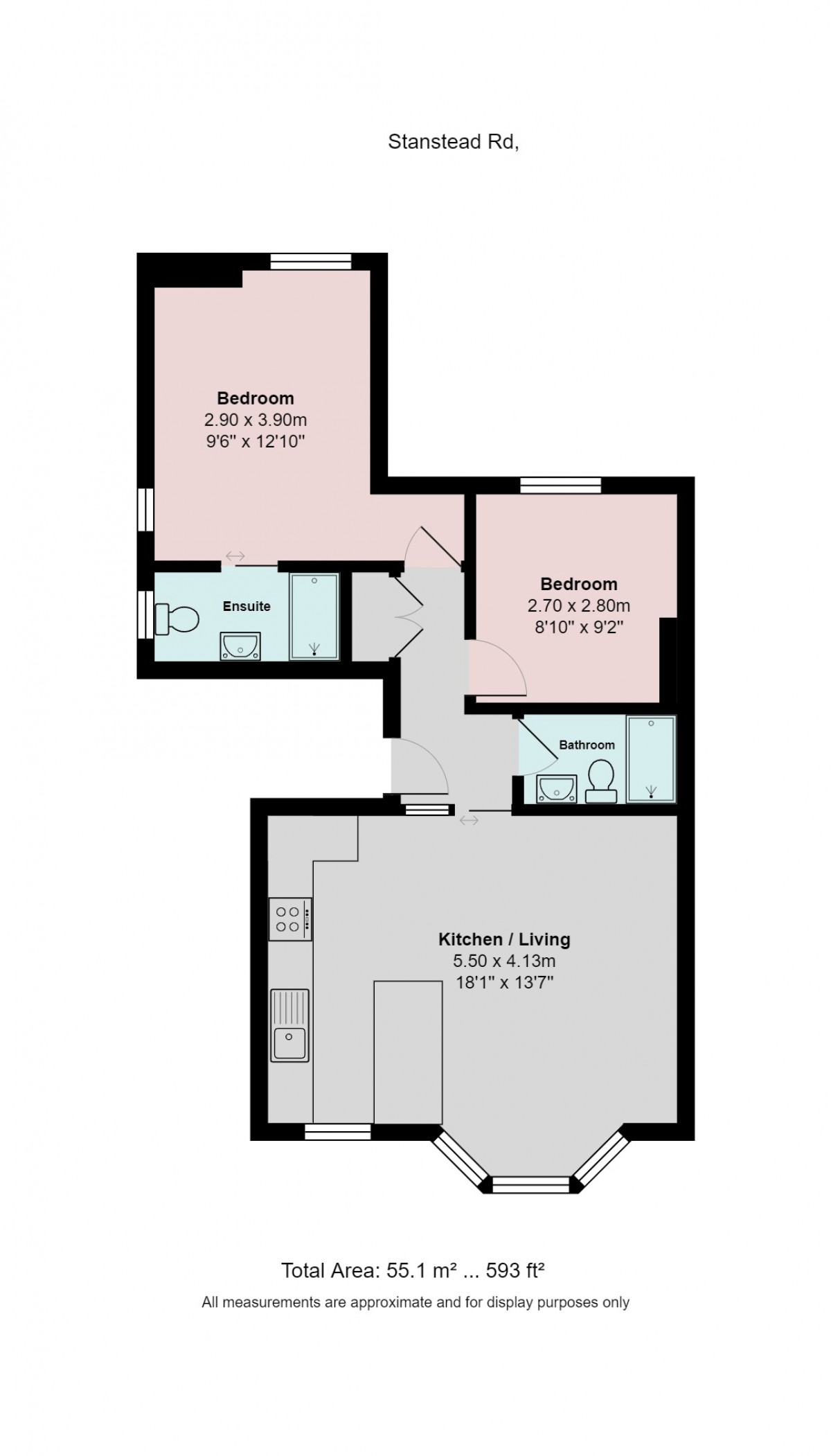 Floorplan for Stanstead Road, Lewisham, London