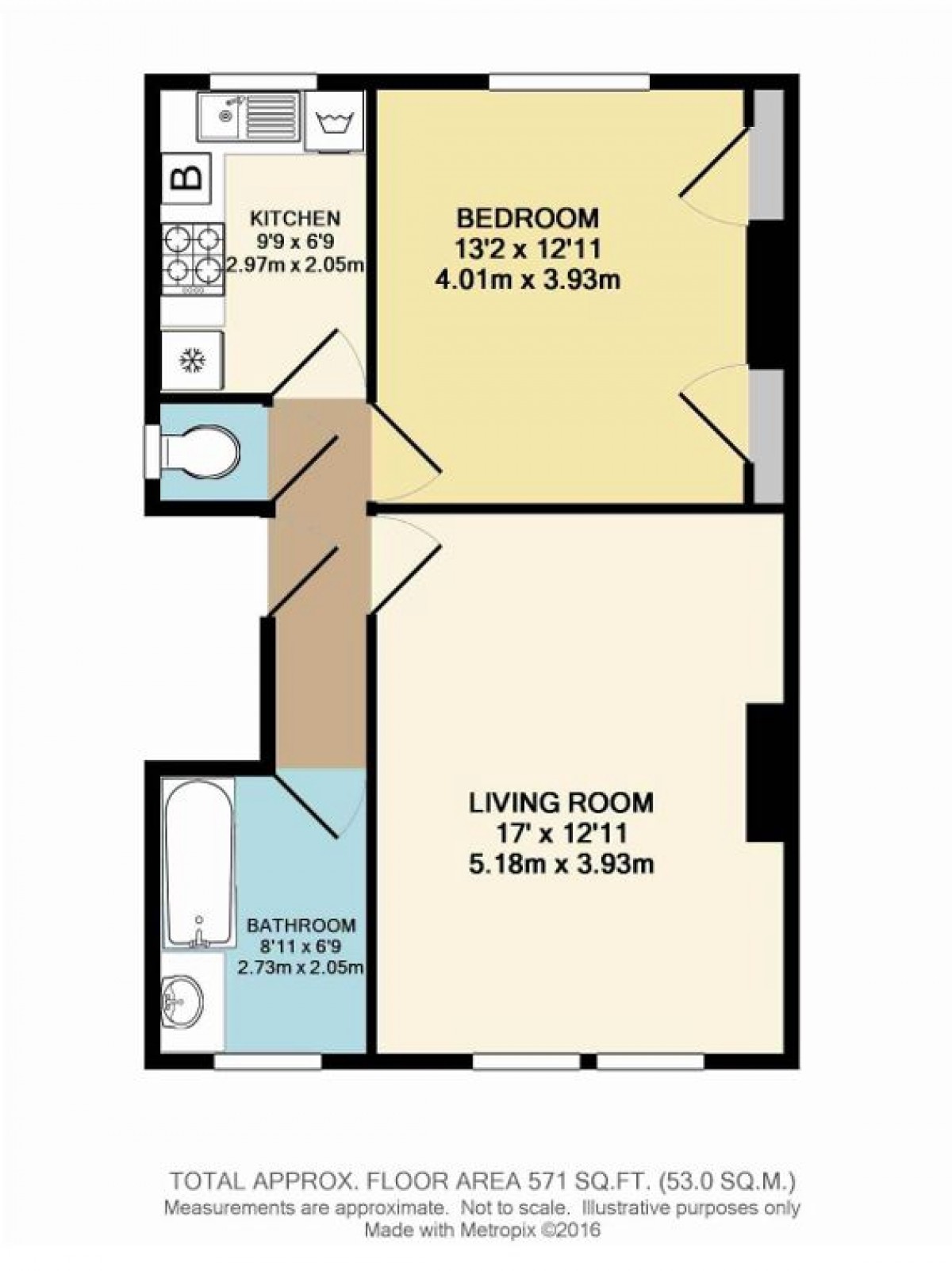 Floorplan for Tyrwhitt Road, Lewisham, London
