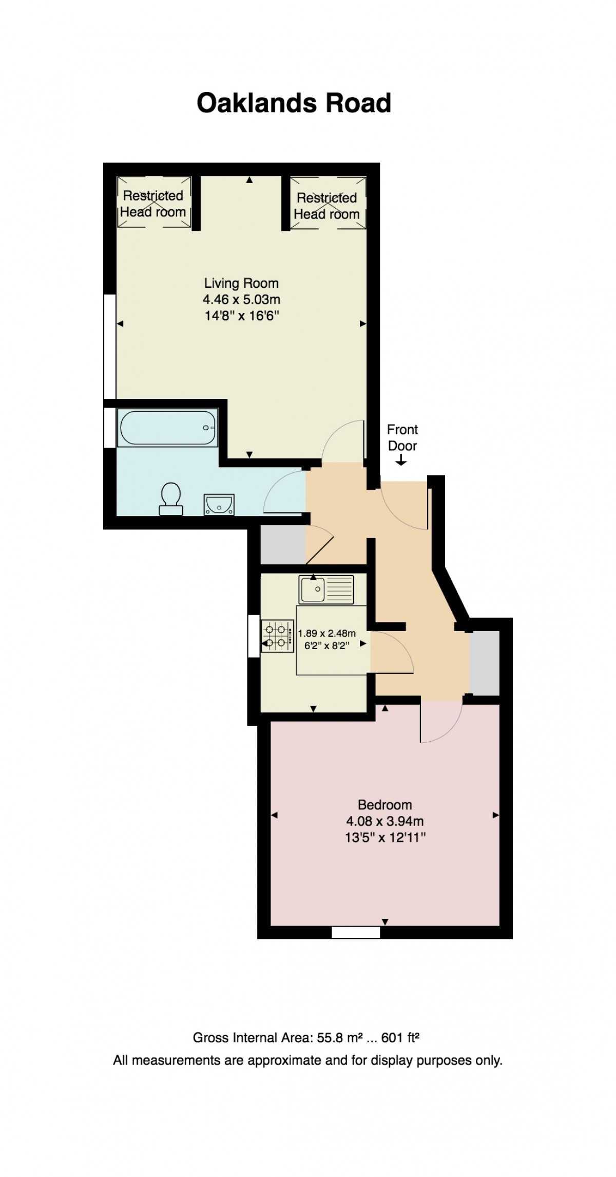 Floorplan for Oaklands Road, Bromley