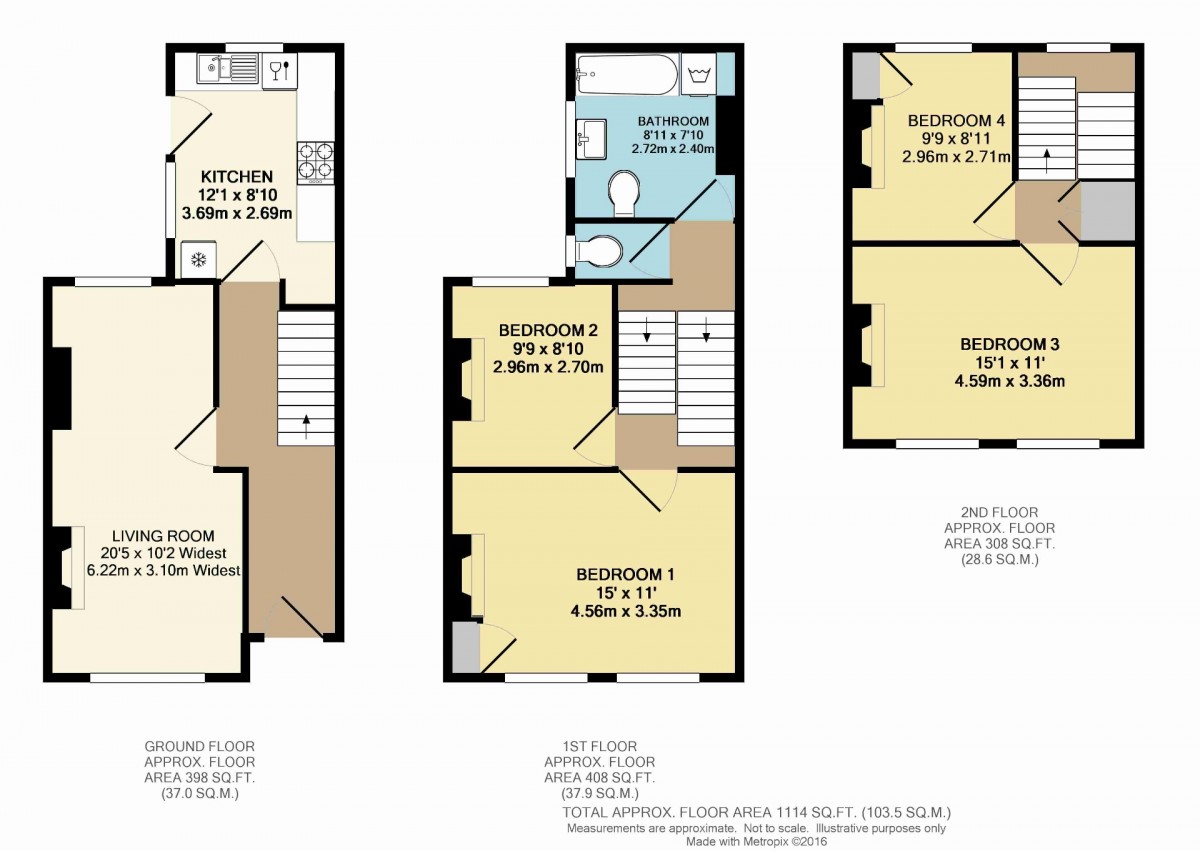 Floorplan for Quentin Road, Lewisham, London