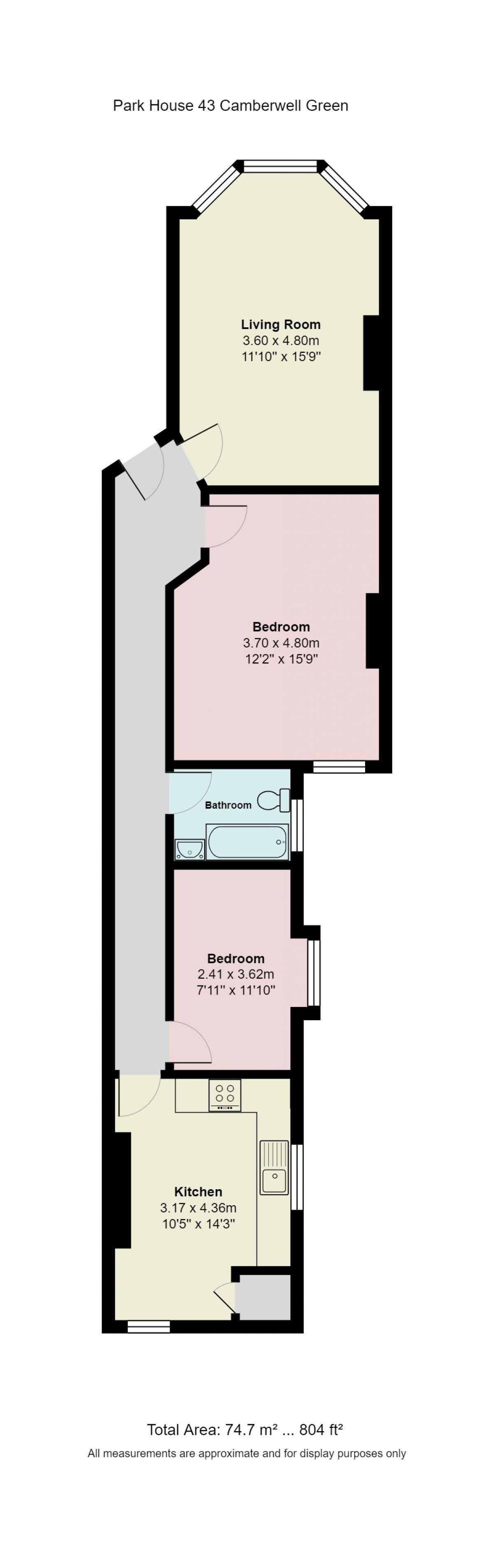 Floorplan for Camberwell Green, London