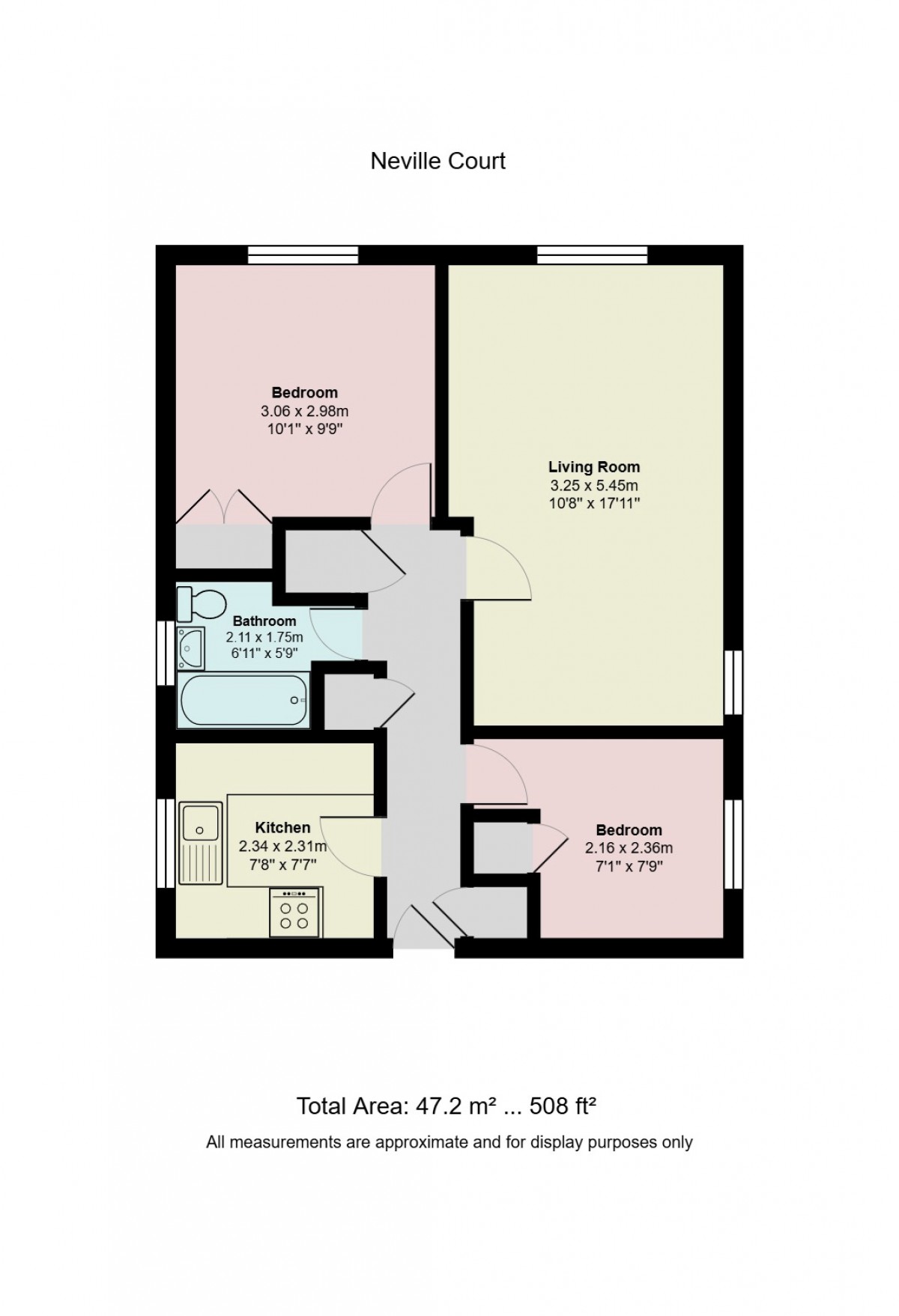 Floorplan for Graces Mews, Southwark, London