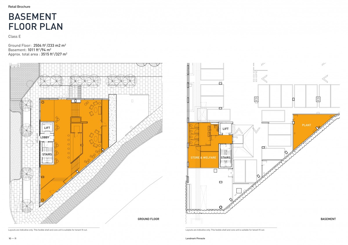 Floorplan for Marsh Wall, London