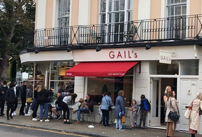 Gail’s blow into Greenwich