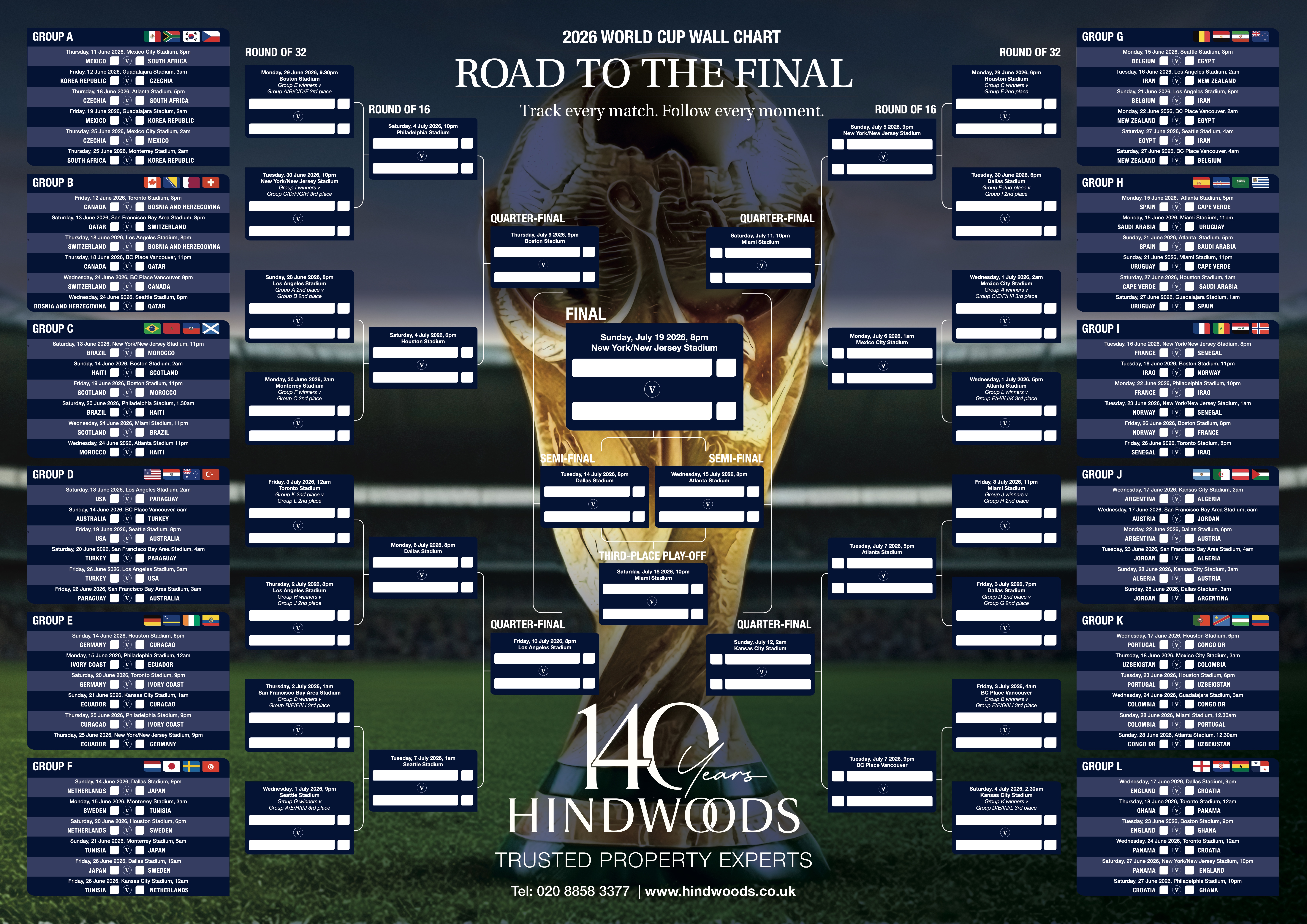 Follow every World Cup match with us